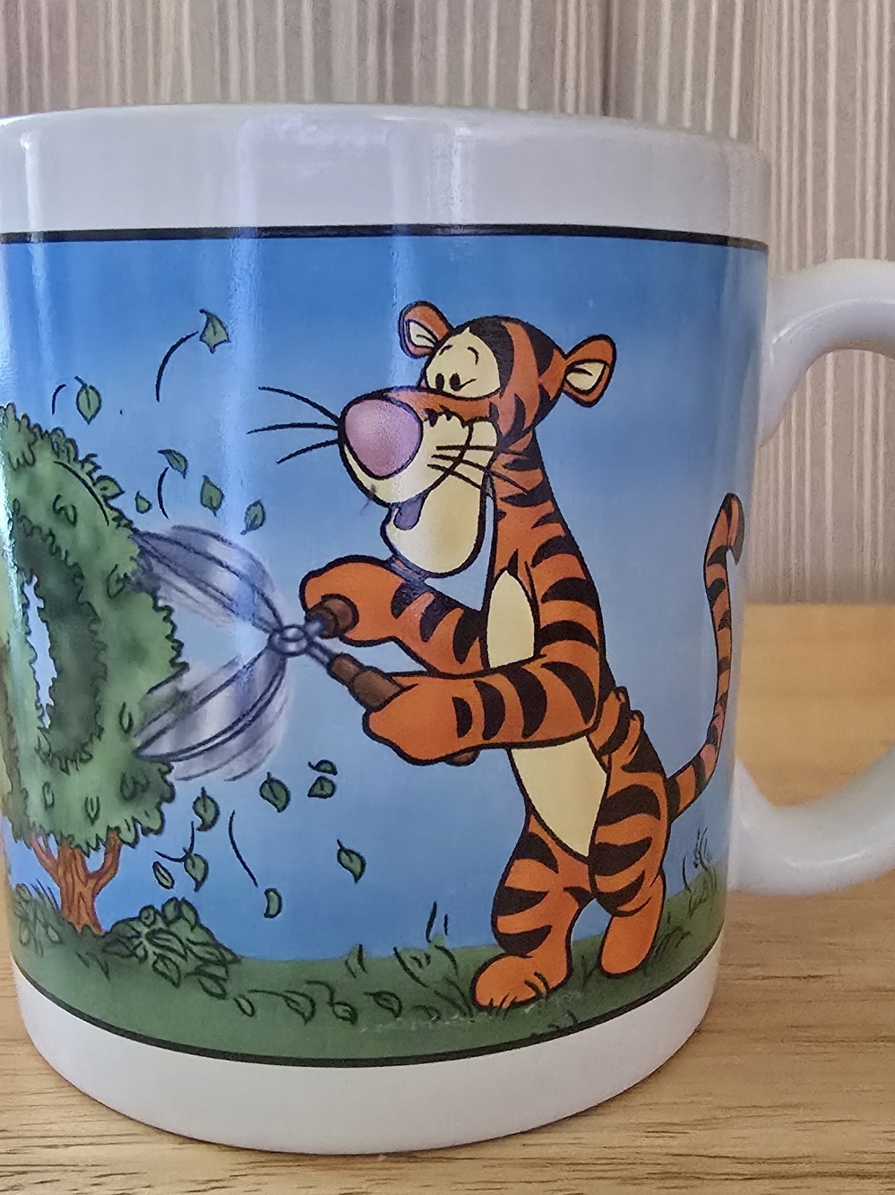 Disney Tigger Blue Cartoon Mug - Classic Winnie the Pooh Character